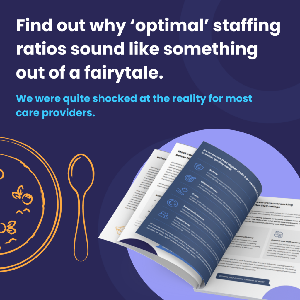 Staffing ratios in adult social care report